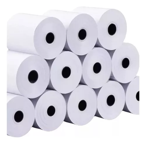 Second image of Rollos Papel Térmico 80mm X 80mm Color Blanco